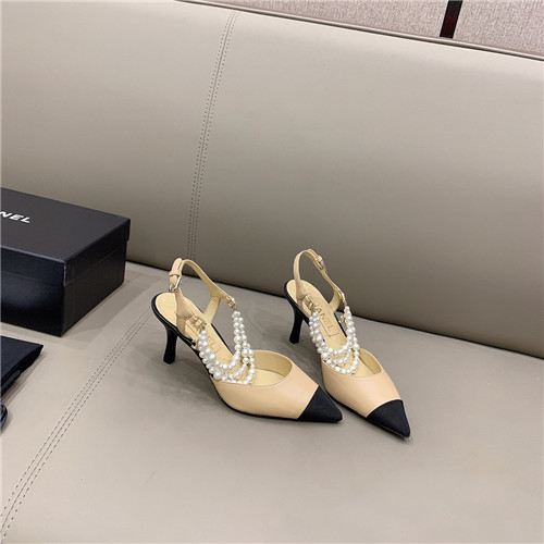 Best Replica chanel pearl high heel sandals - Colareps