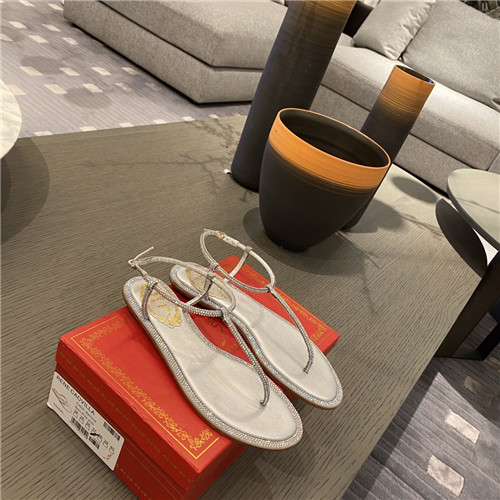 Best Replica rene caovilla flat sandals - Colareps