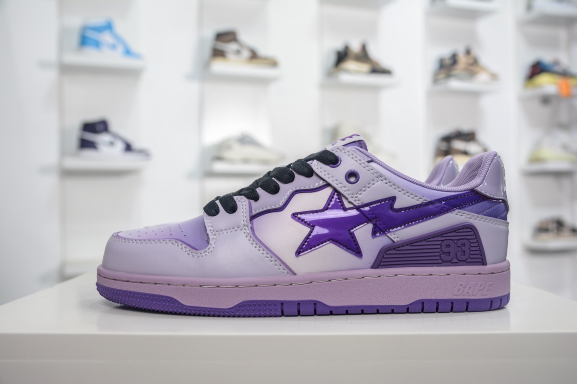 Best Replica A Bathing Ape Bape SK8 Sta Purple - Colareps