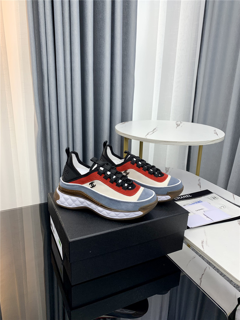 Best Replica Chanel new color matching casual sneakers - Colareps