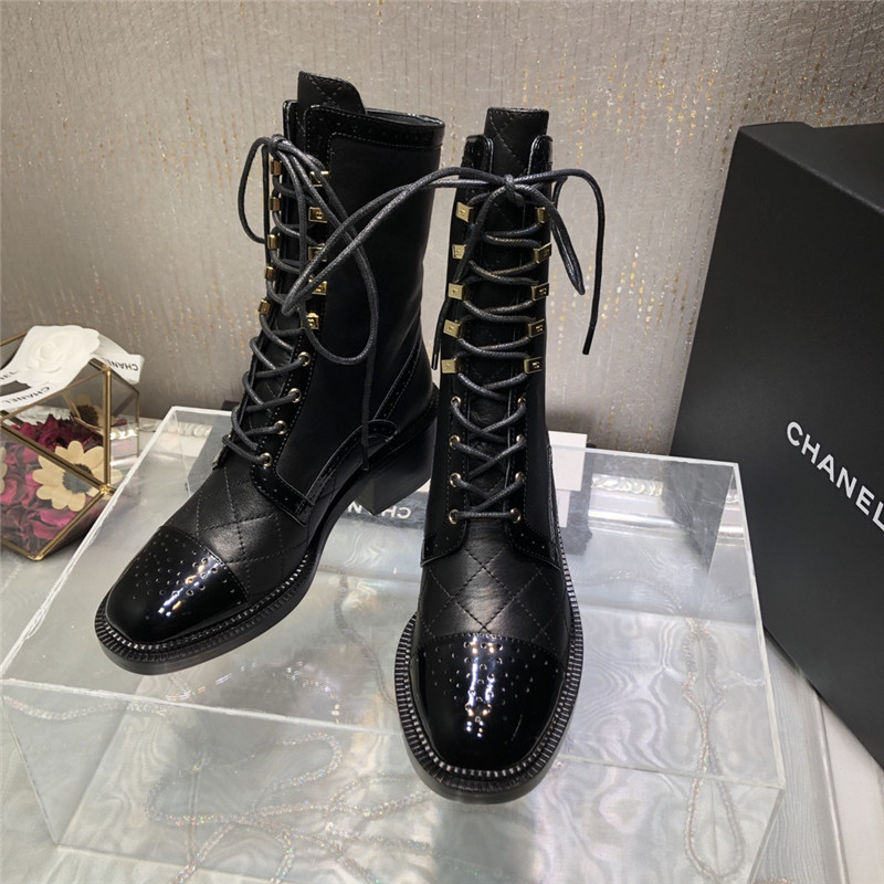 Best Replica chanel lace up martin boots - Colareps