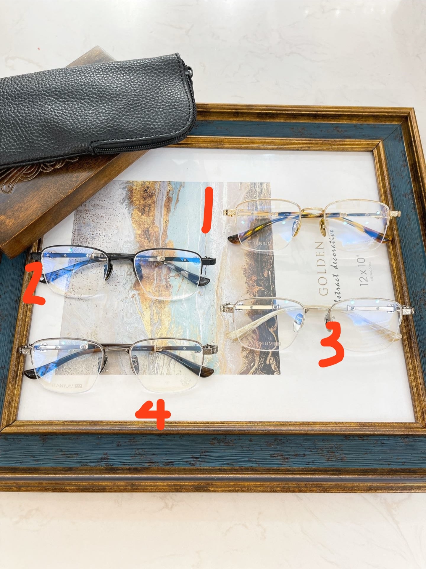 Best Replica Chrome Hearts eyewear/glasses - Colareps