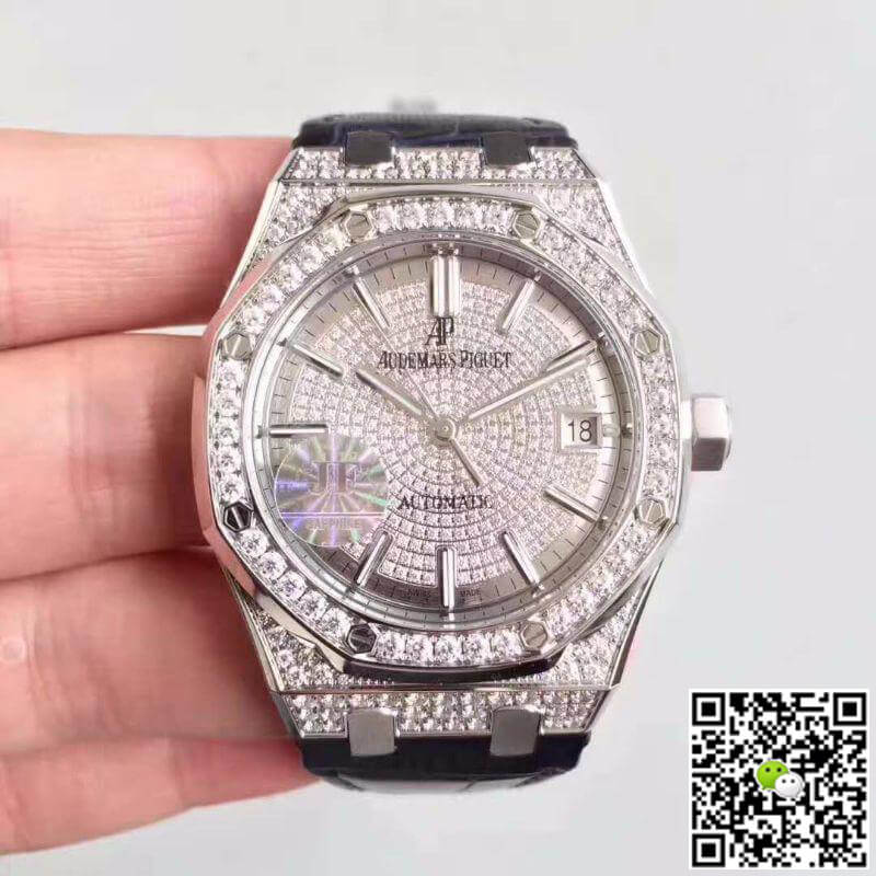 Best Replica Audemars Piguet Replica 15452BC.ZZ.D019CR.01 JF Factory Men Watches 1:1 Best Edition Swiss ETA3120 - Colareps