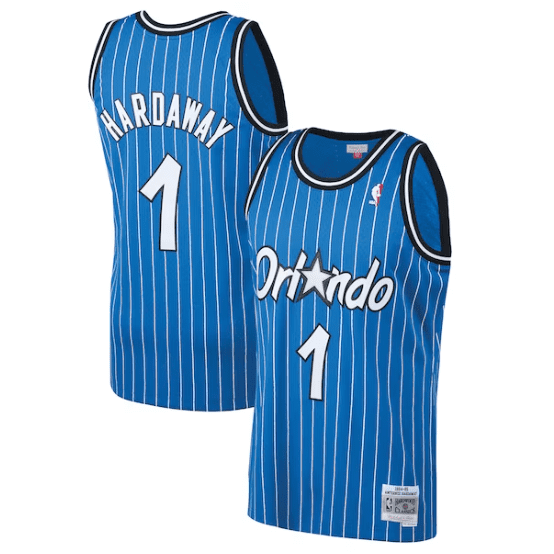 Best Replica PENNY HARDAWAY ORLANDO MAGIC THROWBACK JERSEY (HEAT APPLIED) - Colareps