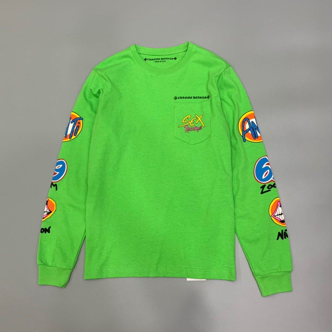 Best Replica Chrome Hearts “Green” Sex Records Long Sleeve - Colareps