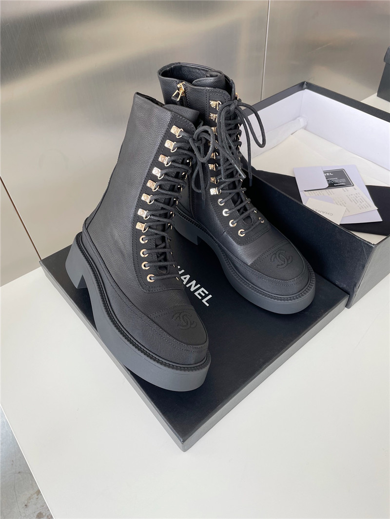 Best Replica chanel platform ankle boots - Colareps