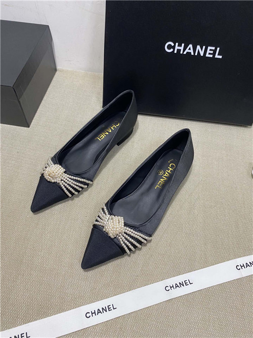 Best Replica Chanel high-heeled silk shoes - Colareps