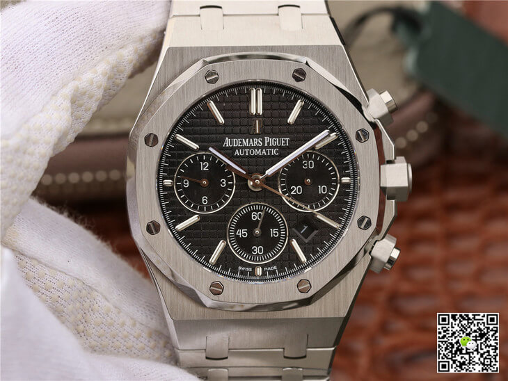 Best Replica Replica Audemars Piguet Royal Oak Chronograph 26320ST.OO.1220ST.01 1:1 Best Edition OM Factory Black Dial - Colareps