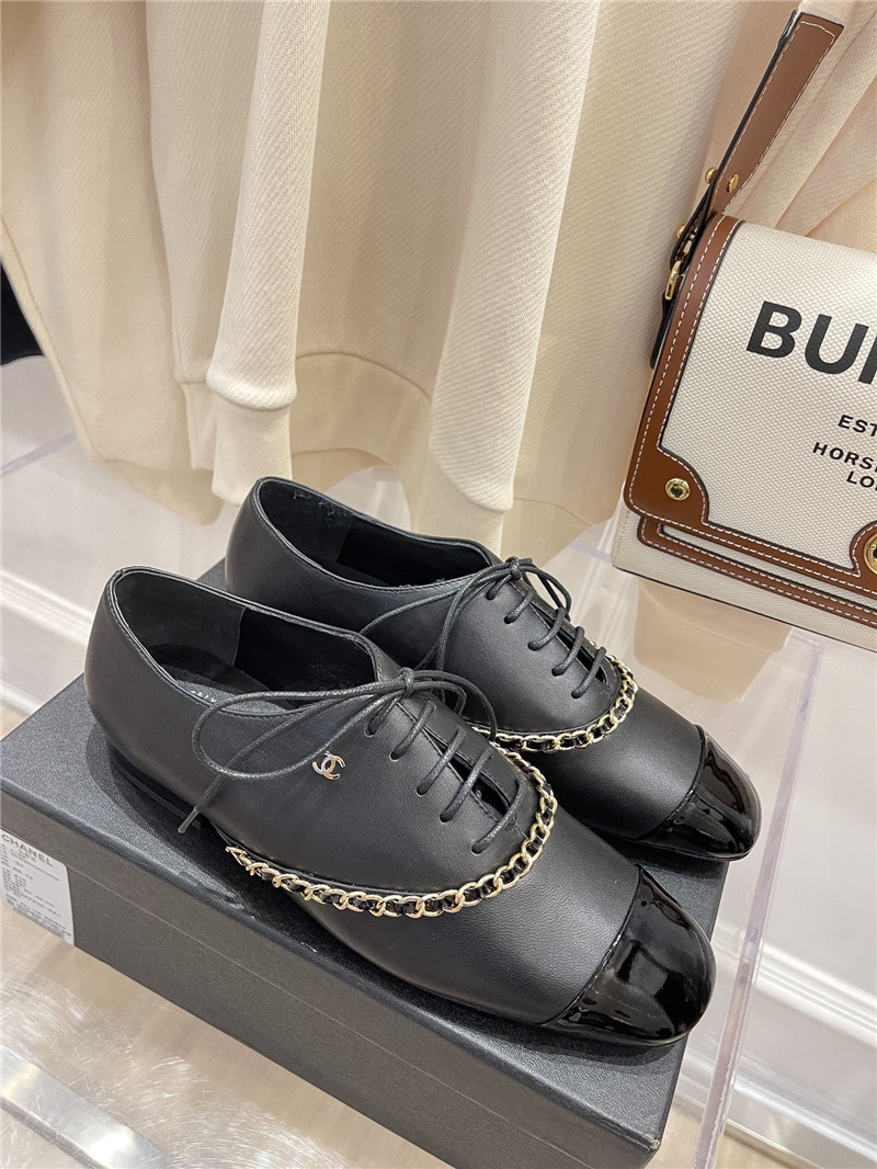 Best Replica chanel chain flat shoes - Colareps