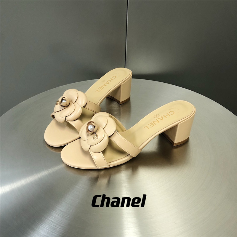Best Replica chanel camellia slippers sandals - Colareps