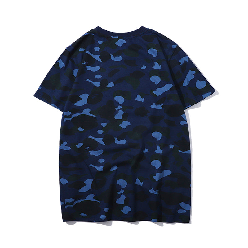 Best Replica Bape x PSG T Shirt Bape Camo Cotton Tee 1322 - Colareps