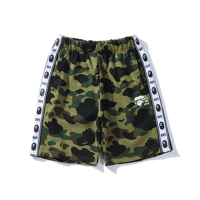 Best Replica BAPE Shorts Camo Green Pants HDCP8665 - Colareps