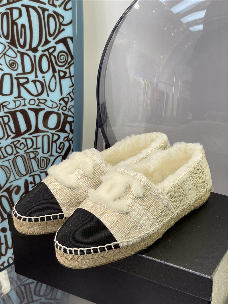 Best Replica chanel fur fisherman shoes - Colareps