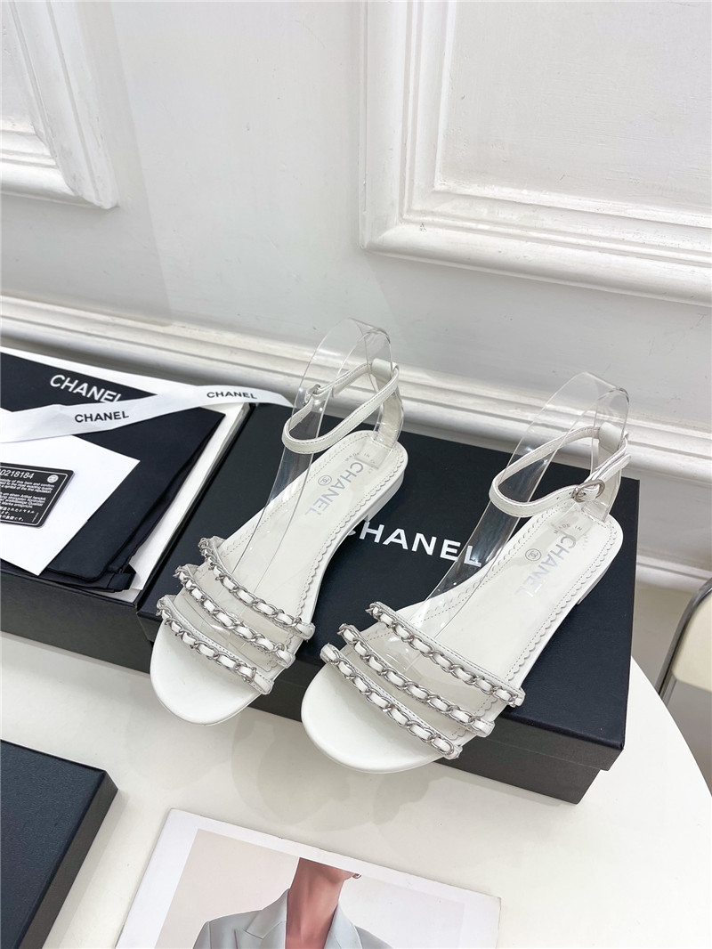 Best Replica Chanel counter catwalk style chain sandals - Colareps