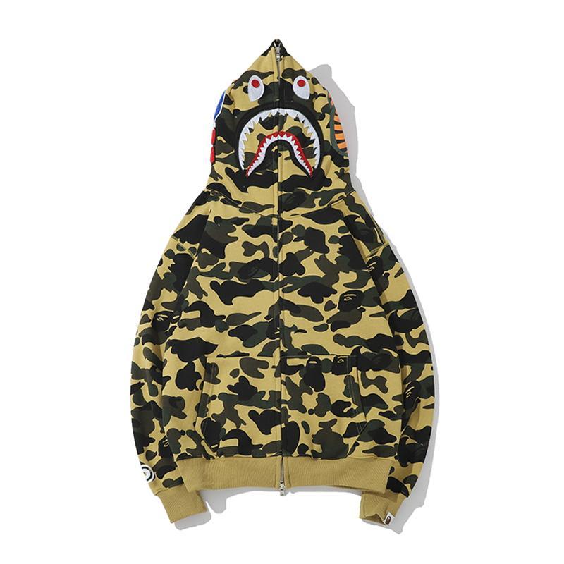 Best Replica BAPE 1st Camo Shark Full Zip Hoodie - Colareps