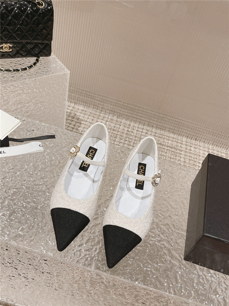 Best Replica Chanel new sunflower buckle Mary Jane shoes - Colareps