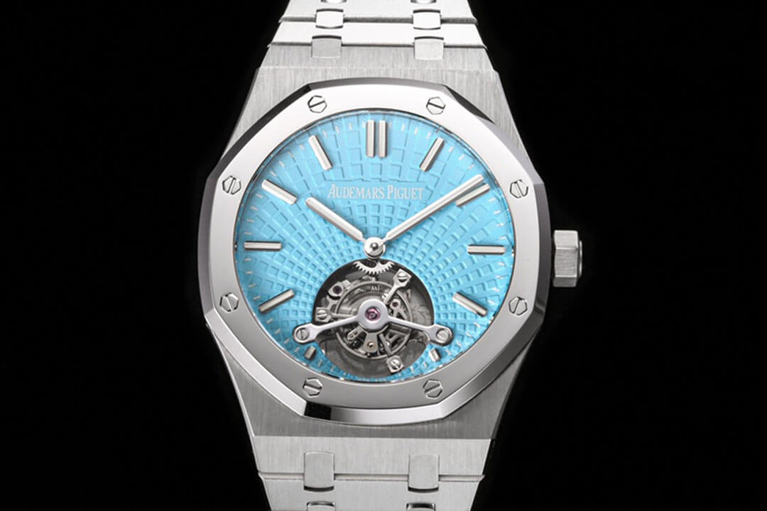 Best Replica Replica Audemars Piguet Royal Oak Tourbillon 26530PT.OO.1220PT.01 1:1 Best Edition R8 Factory Blue Dial - Colareps