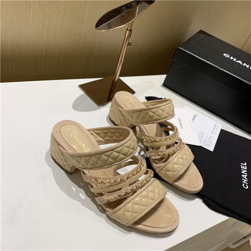 Best Replica chanel block chain sandals - Colareps