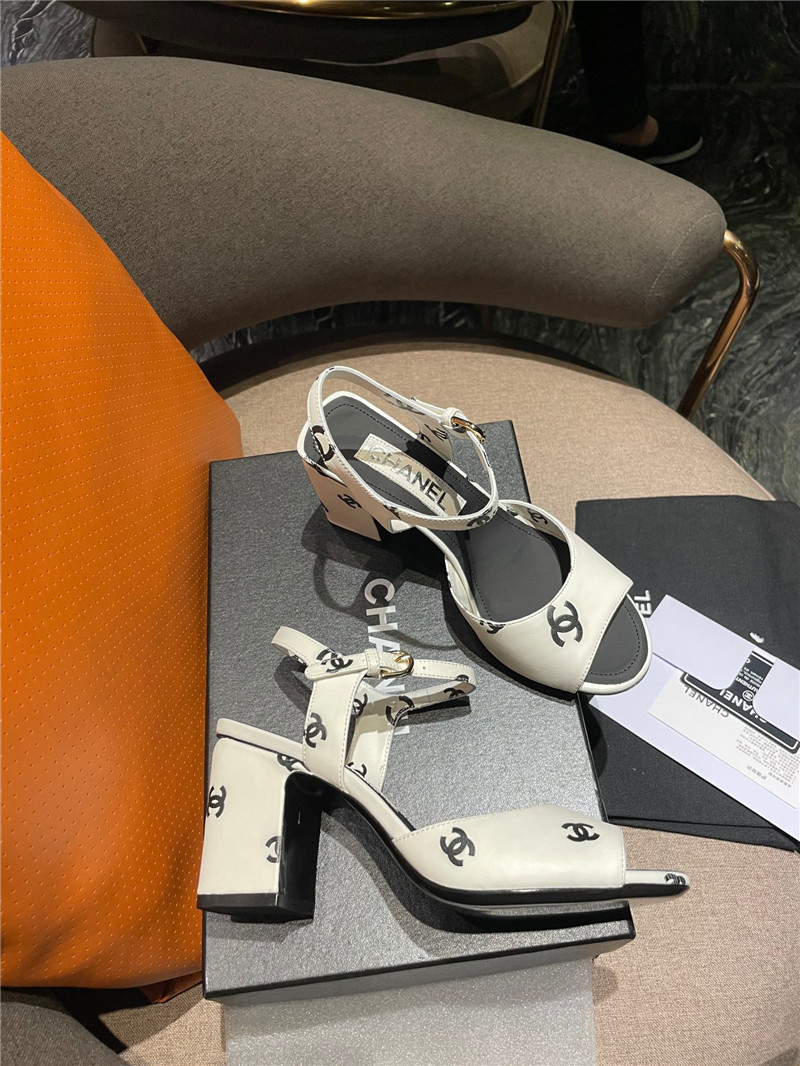 Best Replica chanel chunky heel sandals - Colareps