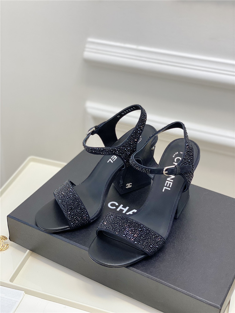 Best Replica Chanel new pearl heel sandals - Colareps