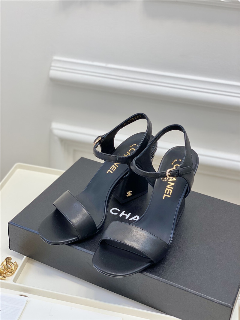 Best Replica Chanel new pearl heel sandals - Colareps
