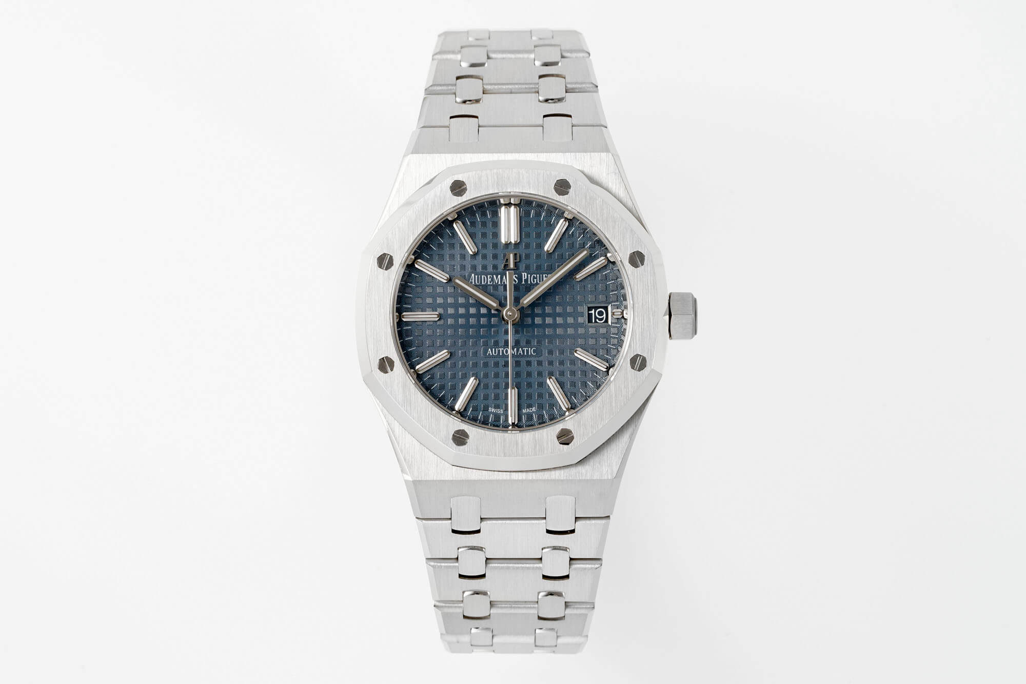 Best Replica Replica Audemars Piguet Royal Oak 15450ST.OO.1256ST.03 1:1 Best Edition APS Factory Blue Dial - Colareps