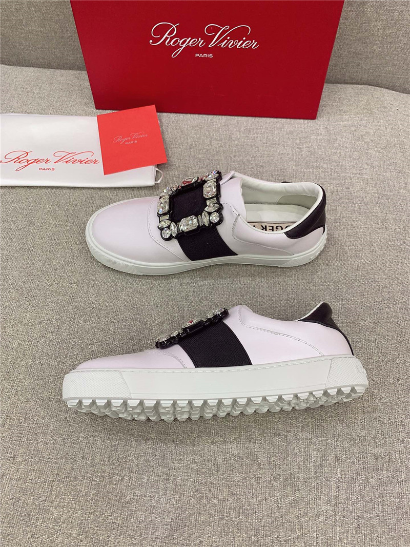 Best Replica Roger vivier new diamond buckle casual shoes - Colareps