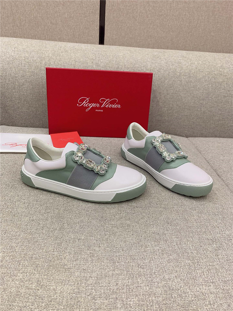 Best Replica Roger vivier new diamond buckle casual shoes - Colareps
