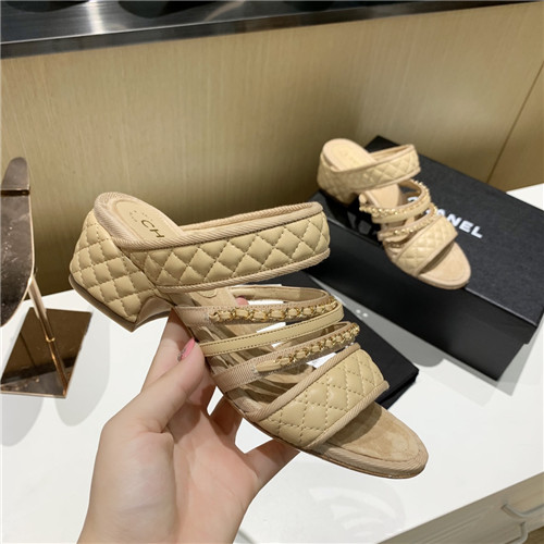 Best Replica chanel block chain sandals - Colareps