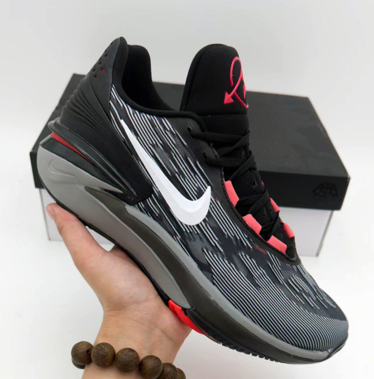 Best Replica NIKE ZOOM GT CUT 2 x BLACK BRIGHT CRIMSON - Colareps