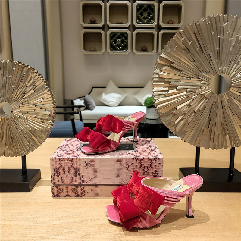 Best Replica jimmy choo bow heels dupe bow crinkle sandals - Colareps