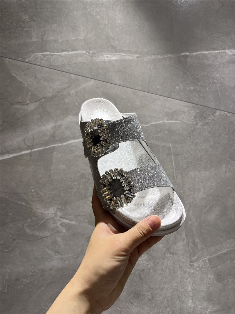 Best Replica Roger vivier new rhinestone buckle sandals - Colareps