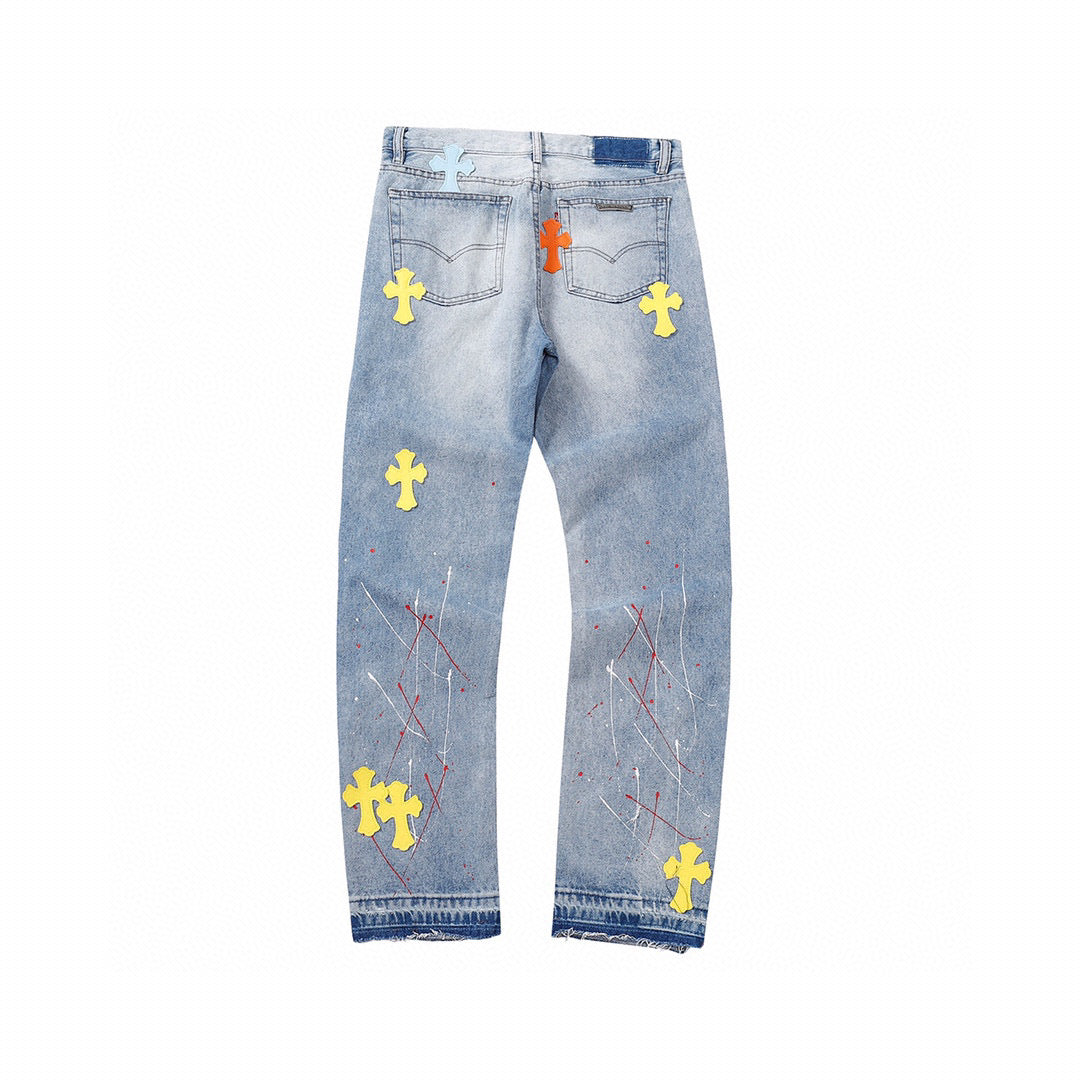 Best Replica Chrome Hearts Replica Cross Denim - Colareps