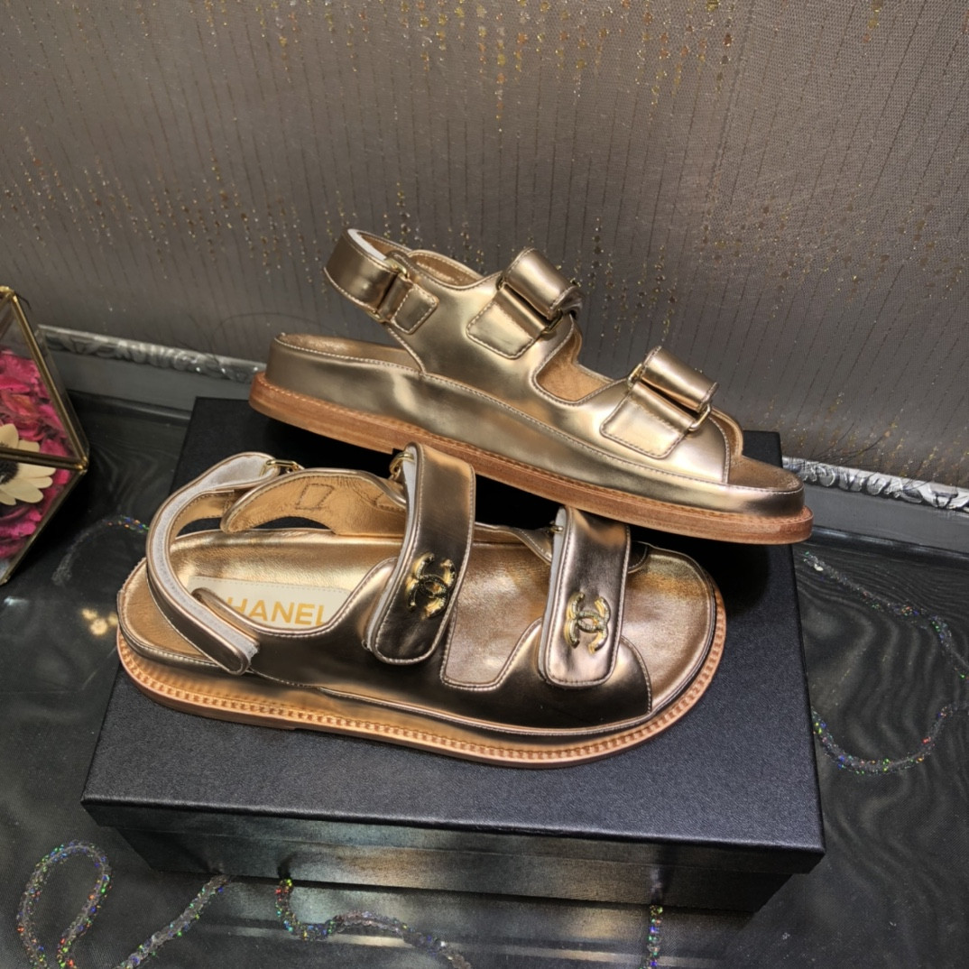 Best Replica chanel platform beach sandals - Colareps