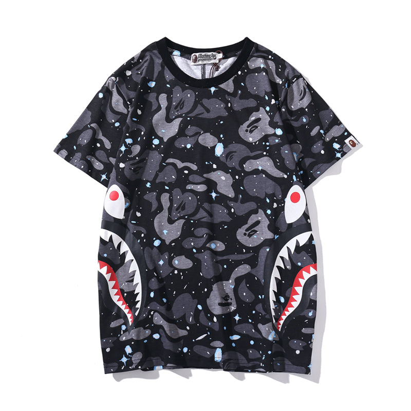 Best Replica Bape Shark Camo Luminous T Shirt 1512 - Colareps