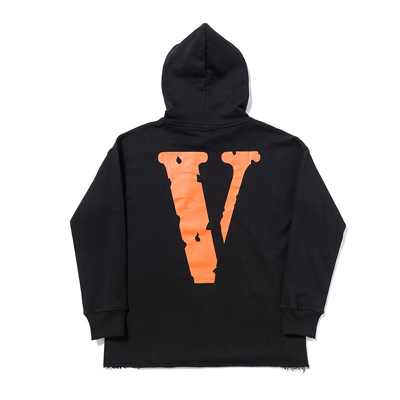 Best Replica Vlone Staple Orange V Hoodie 6862 - Colareps