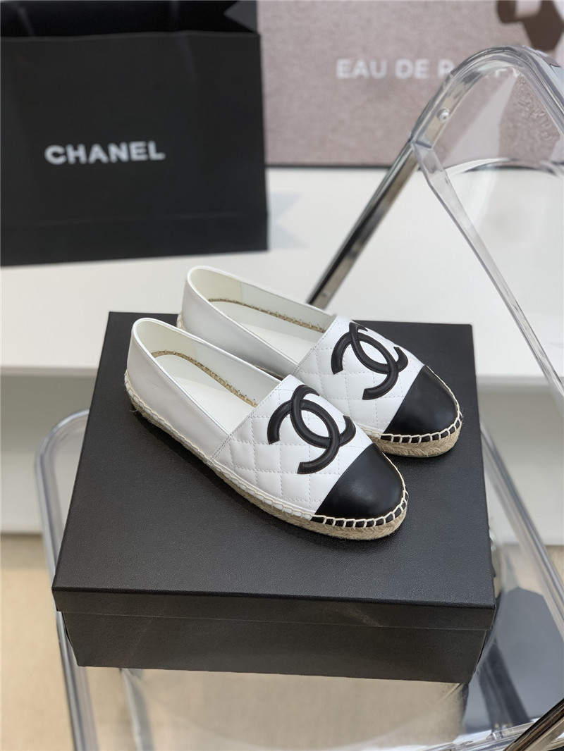 Best Replica chanel logo flat shoes - Colareps