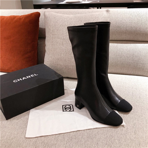 Best Replica chanel long black boots - Colareps