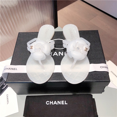 Best Replica Chanel Flat Dupes transparent sandals - Colareps