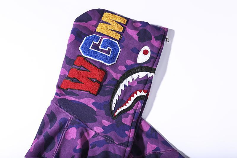 Best Replica BAPE 1st Camo Shark Full Zip Hoodie - Colareps