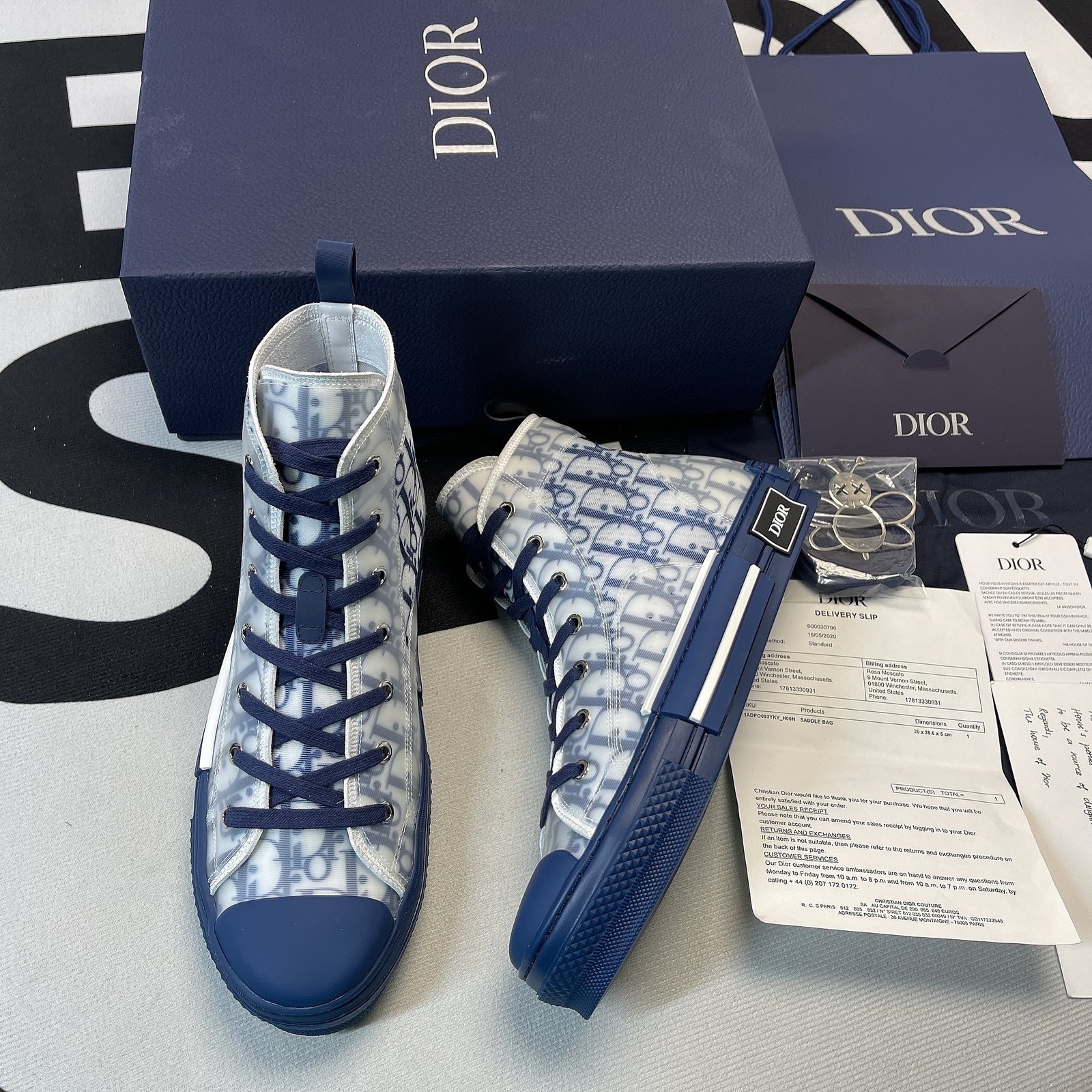 Best Replica Dior B23 High Top Sneaker 25 - Colareps