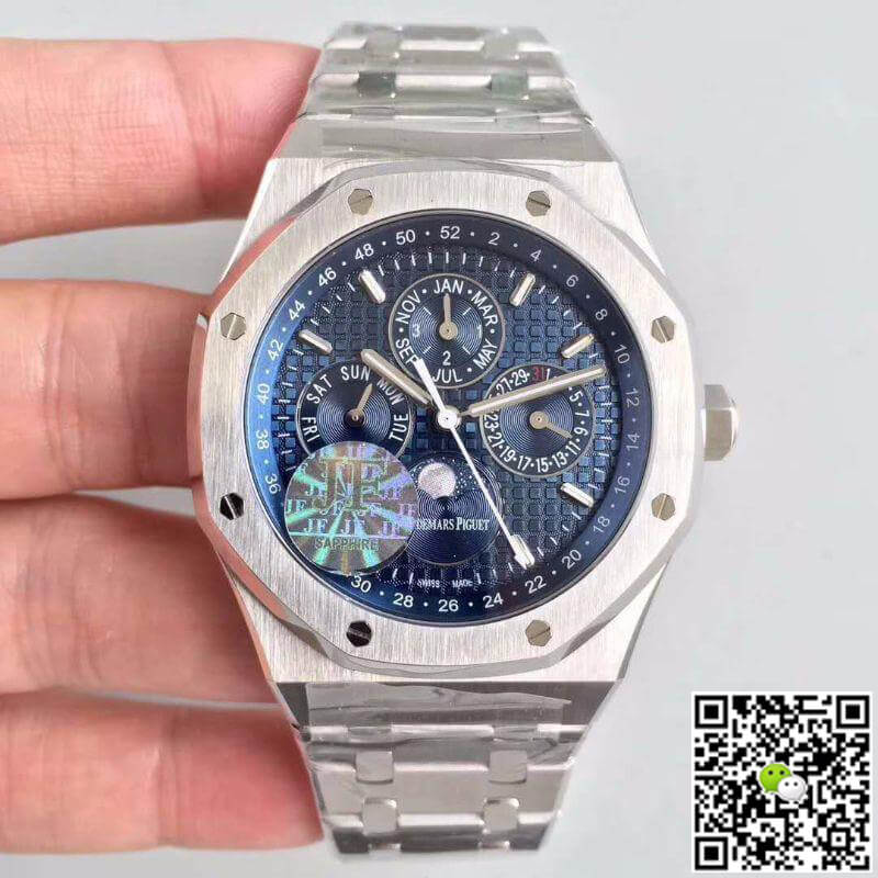 Best Replica Audemars Piguet Replica Perpetual Calendar 26574ST.OO.1220ST.02 JF Factory 1:1 Best Edition Swiss ETA5134 - Colareps