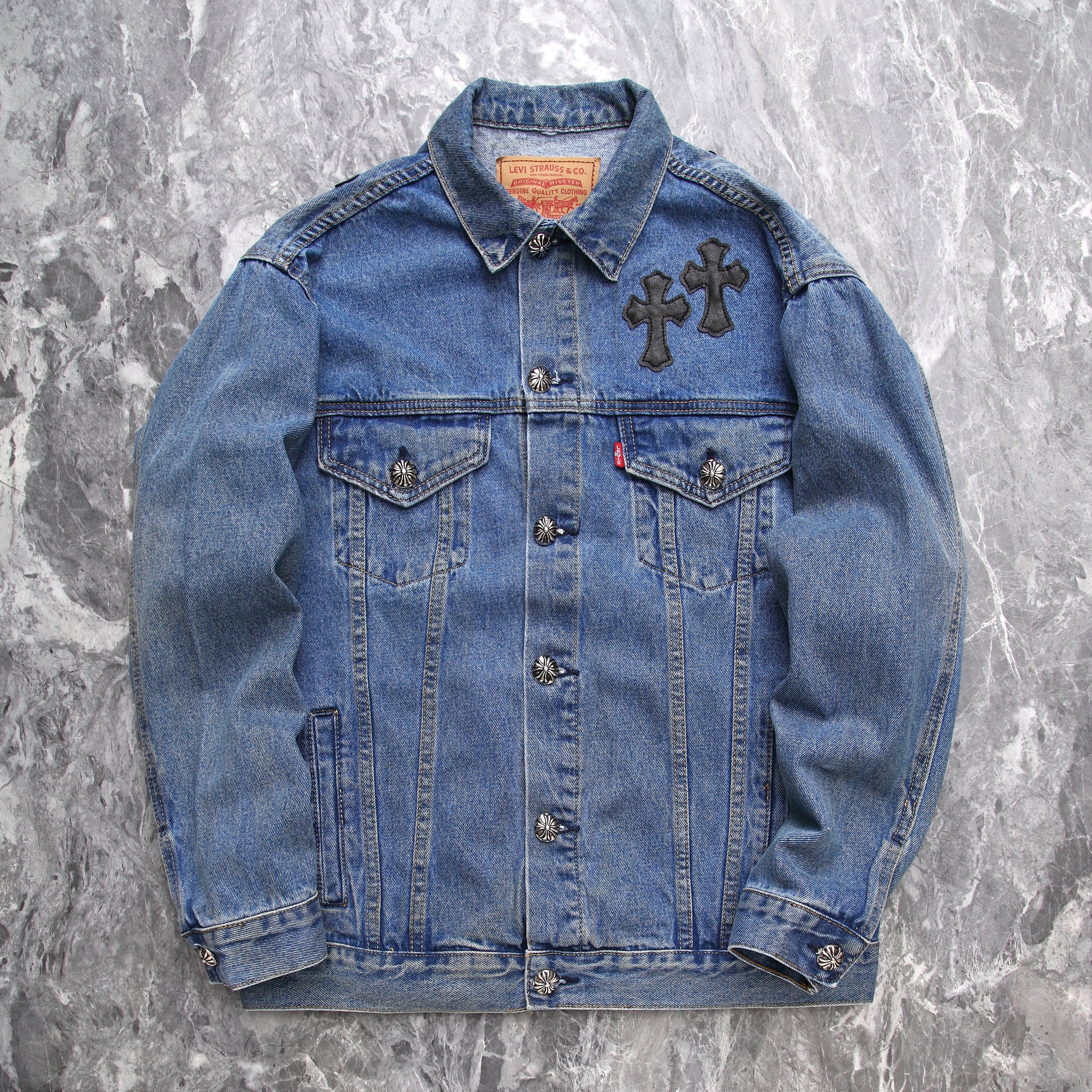 Best Replica Chrome Hearts Denim Jacket - Colareps