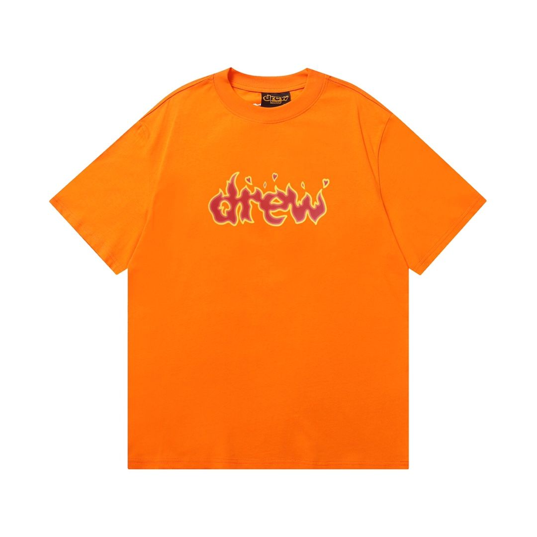 Best Replica Drew House Fire T-shirt White - Colareps