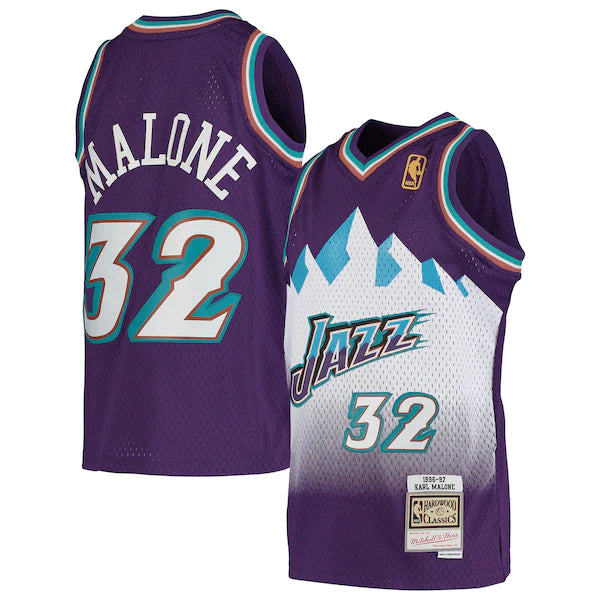 Best Replica KARL MALONE UTAH JAZZ THROWBACK JERSEY - Colareps