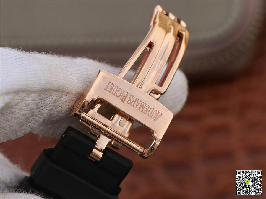 Best Replica Replica Audemars Piguet Royal Oak 15400 1:1 Best Edition Rose Gold Blue Dial - Colareps
