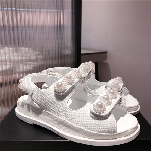 Best Replica chanel flat beach shoes sandals - Colareps