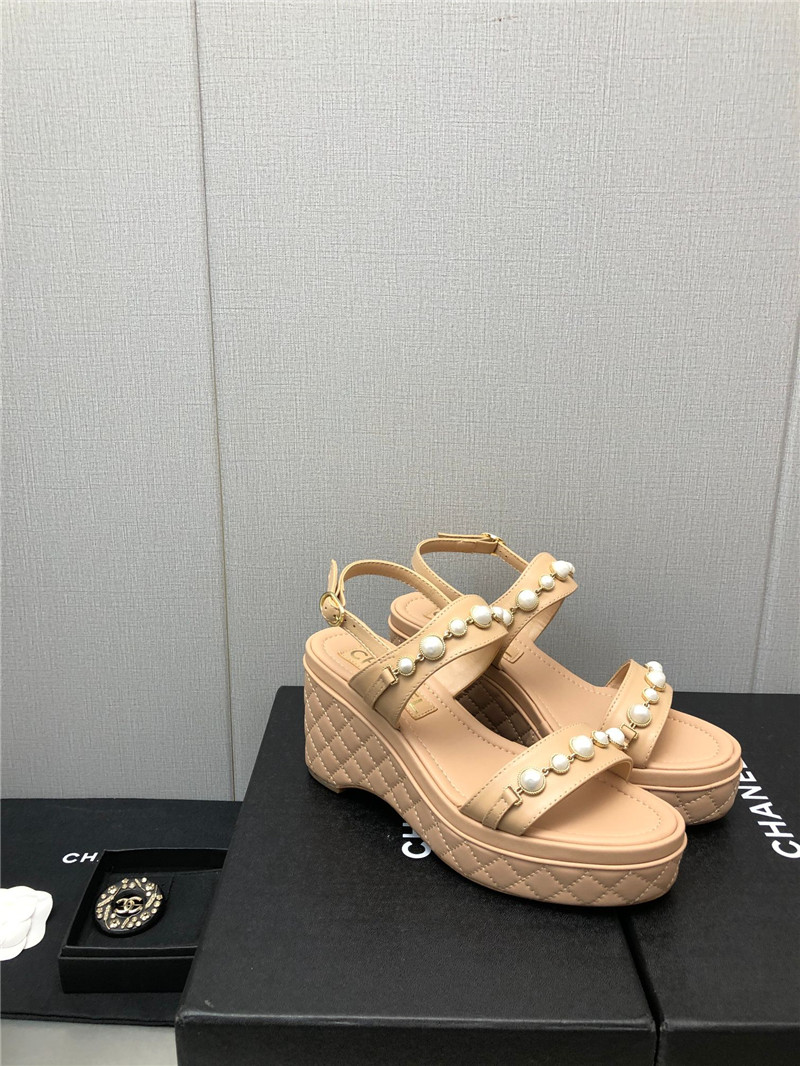 Best Replica chanel pearl series slippers - Colareps