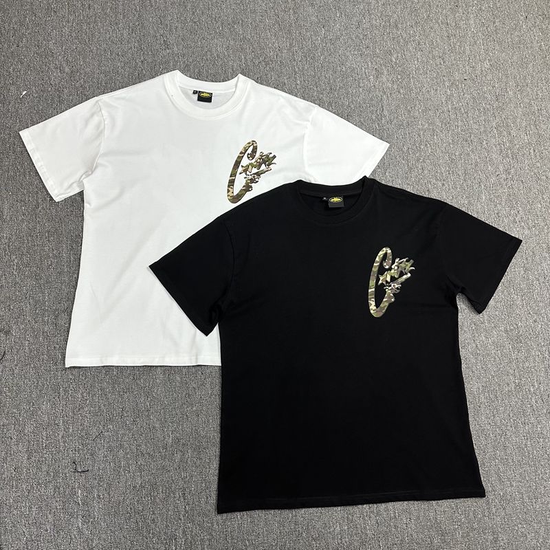 Best Replica Large character print on the front and back tee 2 colors - Colareps