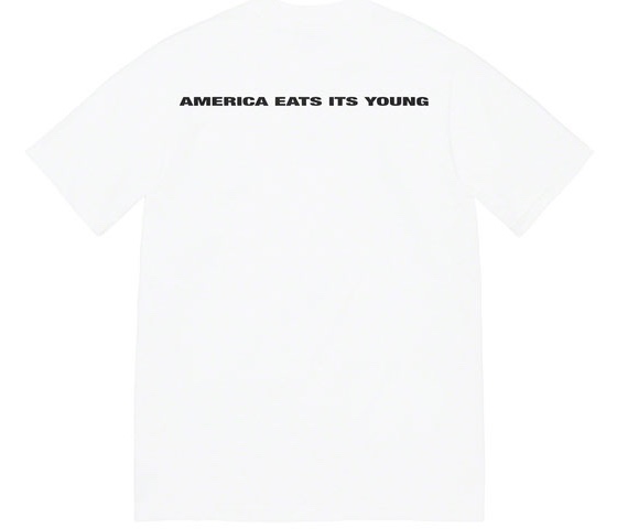 Best Replica SUPREME 21FW AMERICA EATS ITS YOUNG TEE - Colareps
